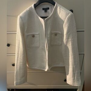 Ann Taylor White Blazer